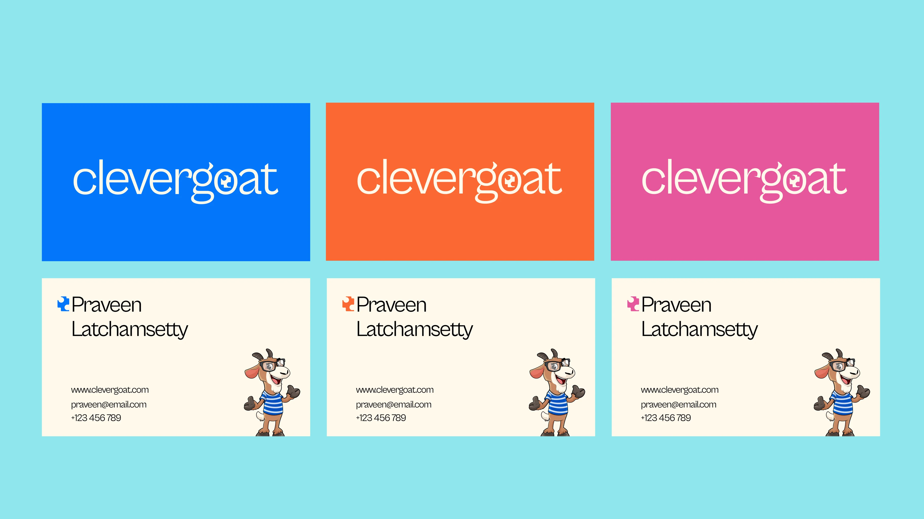 CleverGoat business cards