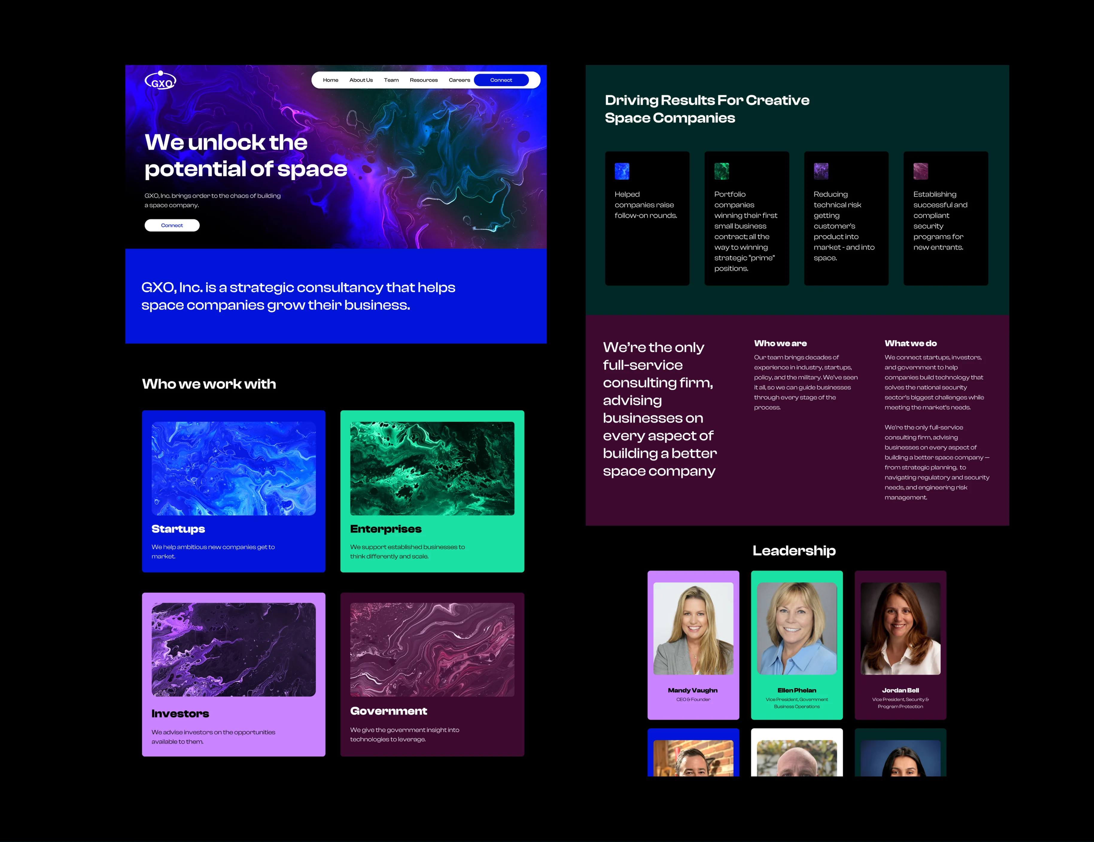 GXO consultancy website