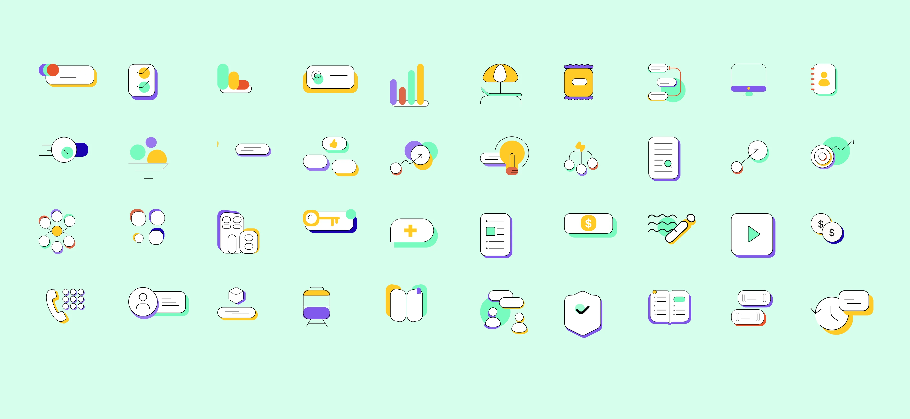 Heymarket icon set