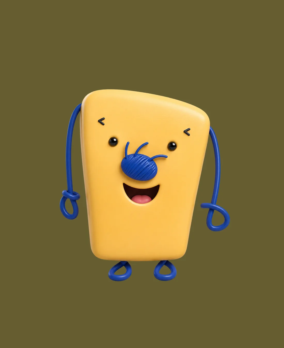 The same monster reimagined as a 3D character