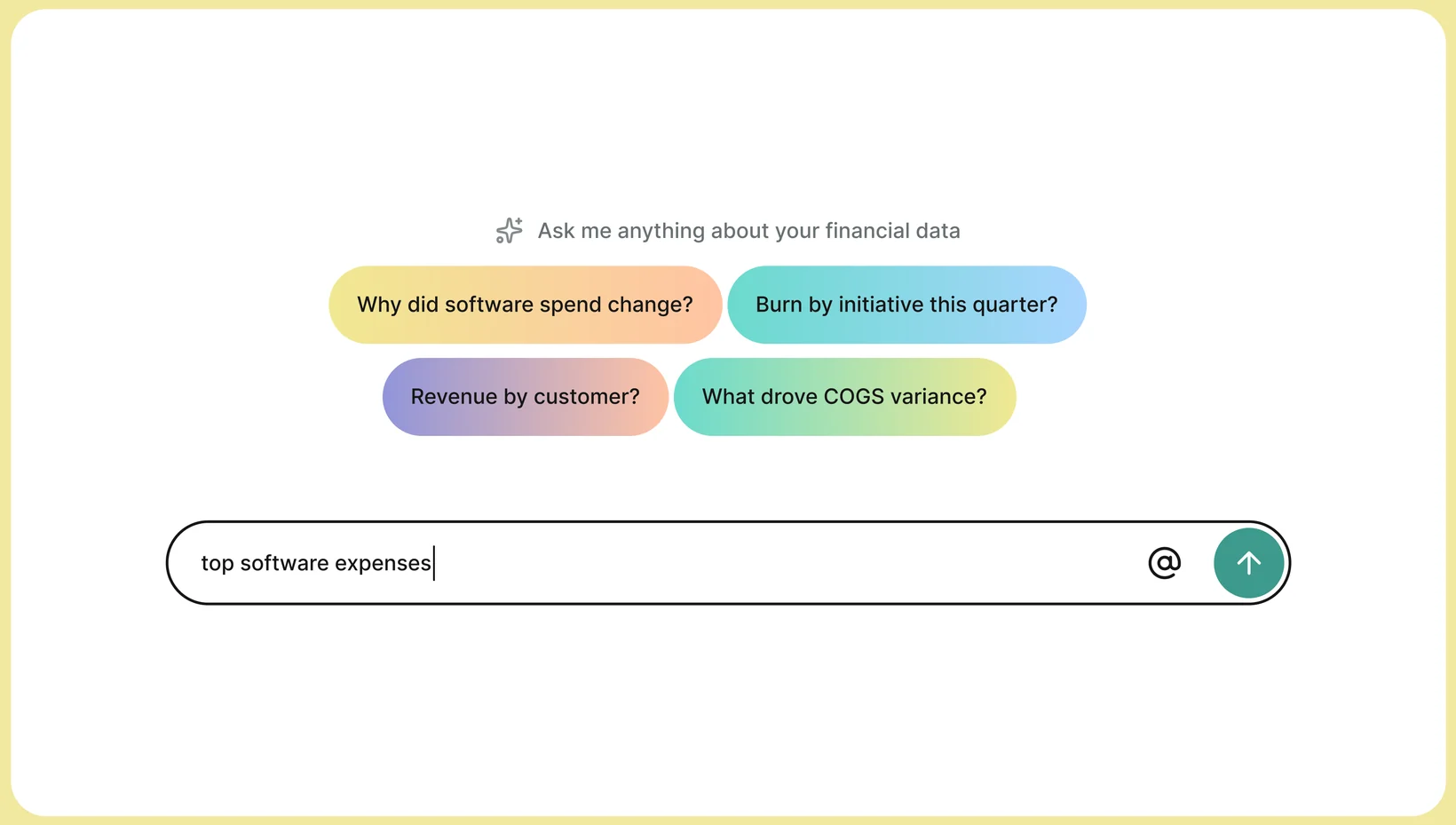 Prism — ask anything about your financial data
