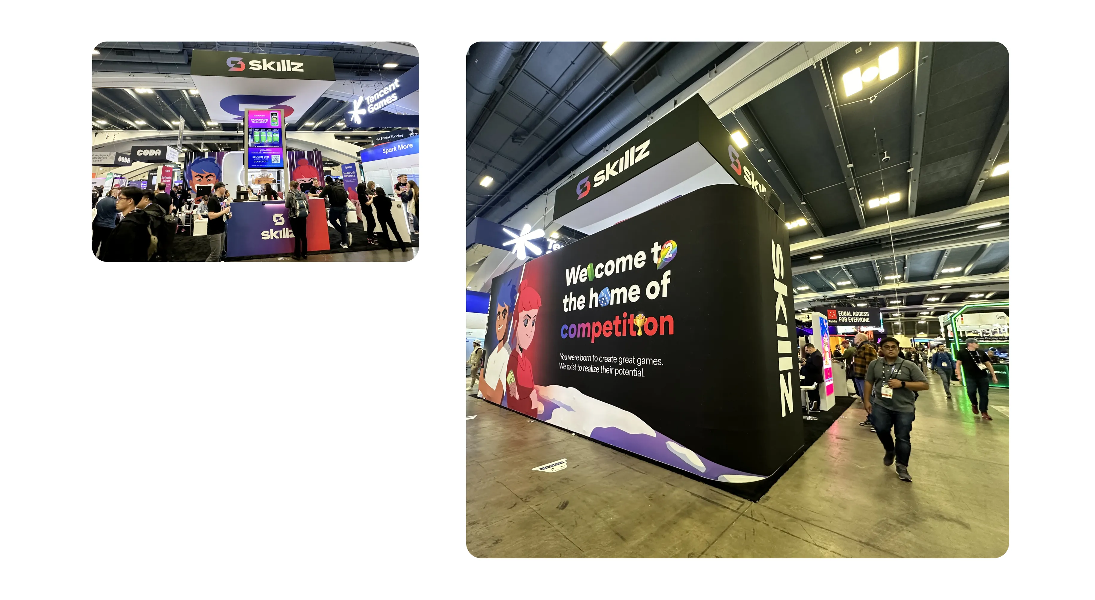 Skillz booth at GDC
